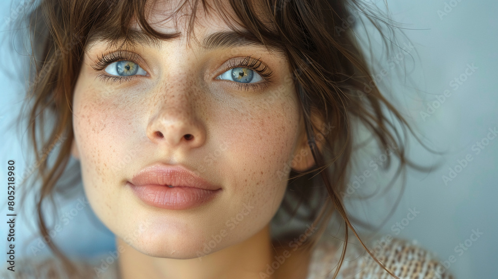 Professional studio photo portrait of a attractive beautiful young woman, stunning girl with natural beauty, natural beauty, a person, with a pronounced emotional expression, widescreen 16:9 Professional studio photo portrait of a attractive beautiful young woman, stunning girl with natural beauty, natural beauty, a person, with a pronounced emotional expression, widescreen 16:9