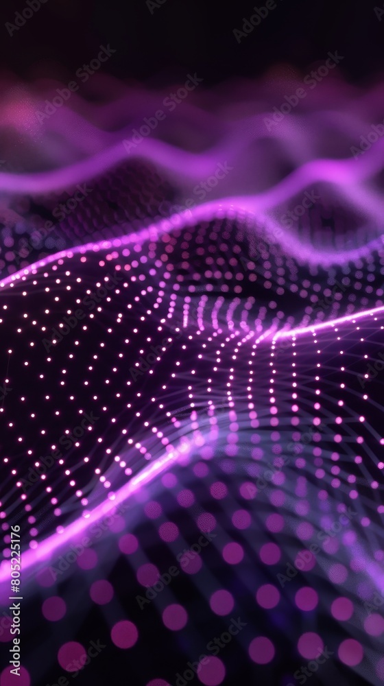 Sleek neon purple energy grid, pulsating with efficiency patterns, clear style on black, showcasing AIs application in energy distribution optimization, with space for text Sleek neon purple energy grid, pulsating with efficiency patterns, clear style on black, showcasing AIs application in energy distribution optimization, with space for text