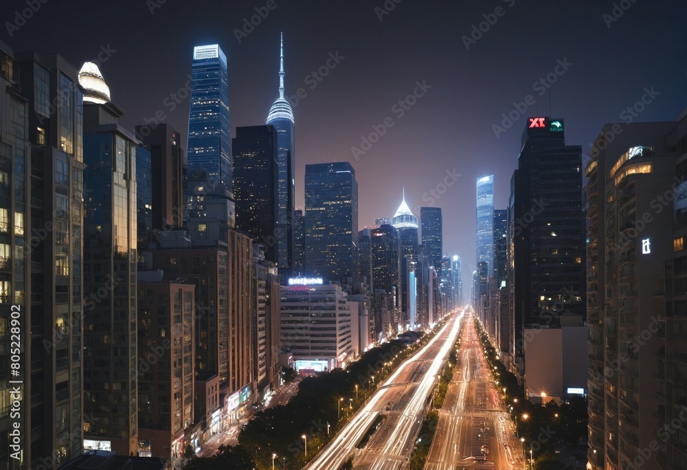 Backgrounds_Urban Nightscape