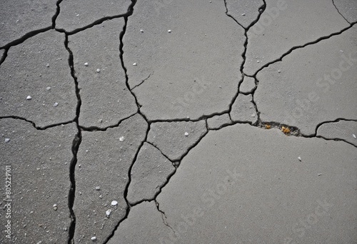 black break ground concrete sidewalk distraught surface old fractured street fracture gravel dirty asphalt white destruction crack vignette cement roughness paving a background asphalt drought grey