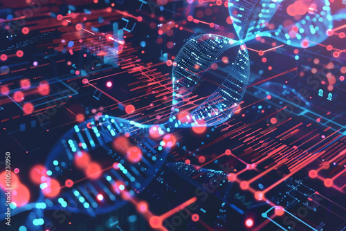 Innovative AI-driven therapeutics personalized to patients genetic profiles, future of healthcare   photo