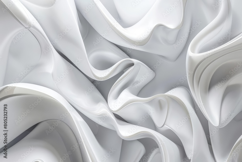 White luxury and Light elegant dynamic abstract forms blend seamlessly in this modern shape presentation, Sharpen 3d rendering background White luxury and Light elegant dynamic abstract forms blend seamlessly in this modern shape presentation, Sharpen 3d rendering background