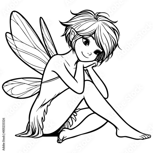 Sprite Fairy Illustration.