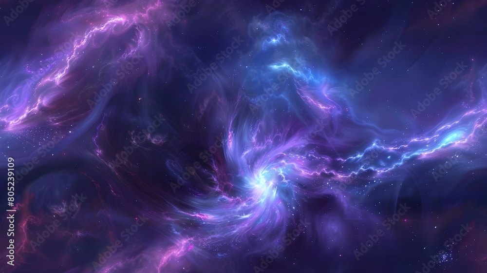 Captivating Cosmic Vortex Swirling Interstellar Energies in a Galactic Masterpiece