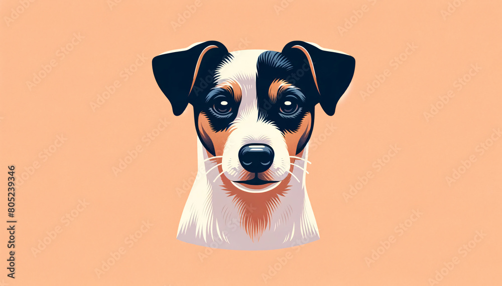 illustration of a young dog illustration of a young dog