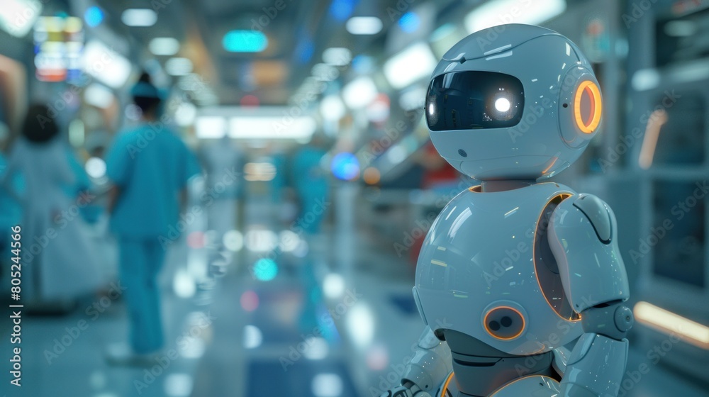 Assistants that work with healthcare professionals and patients Medicine delivery robots work with doctors and nurses Assistants that work with healthcare professionals and patients Medicine delivery robots work with doctors and nurses