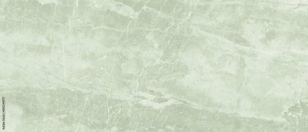 Naklejka premium Natural light green marble slab, vitrified floor tiles random design, abstract stone green background