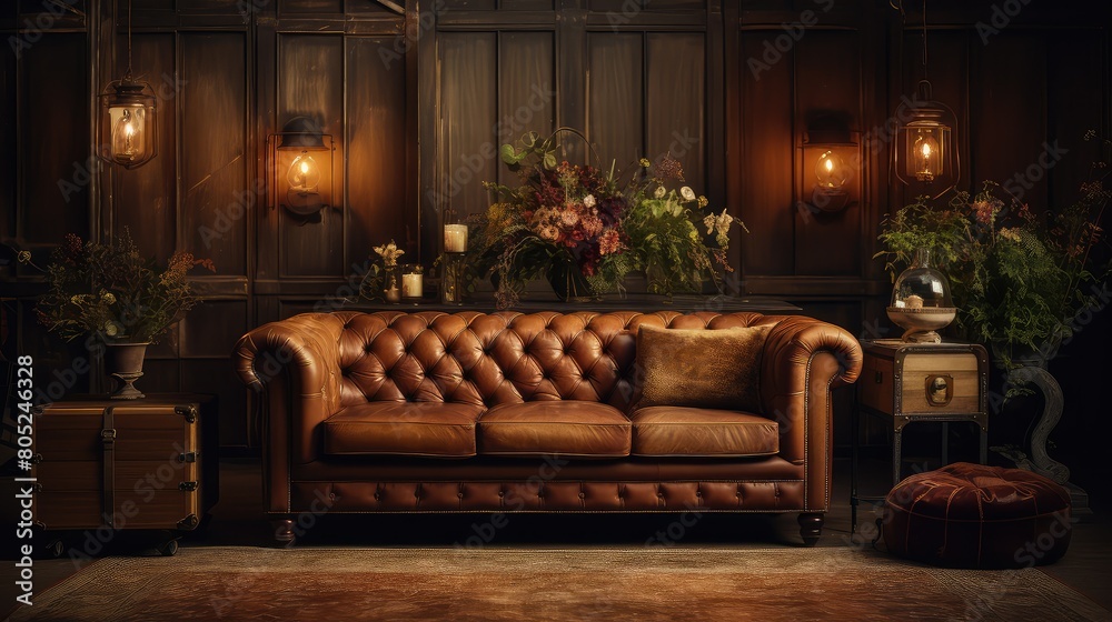 Obraz premium classic blurred elegant interior lounge