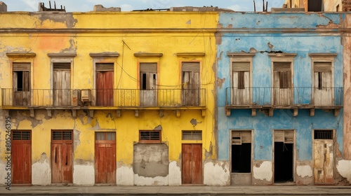 bright yellow building photo