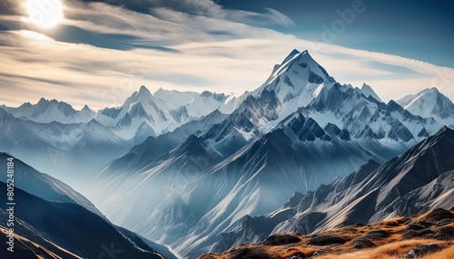 abstract mountain background