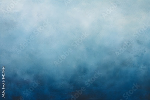 Blue background with cloudy white and black sky illustration. Elegant abstract background design with texture. 