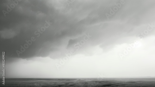 bleak gray clouds photo