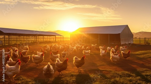 warm range chicken farm