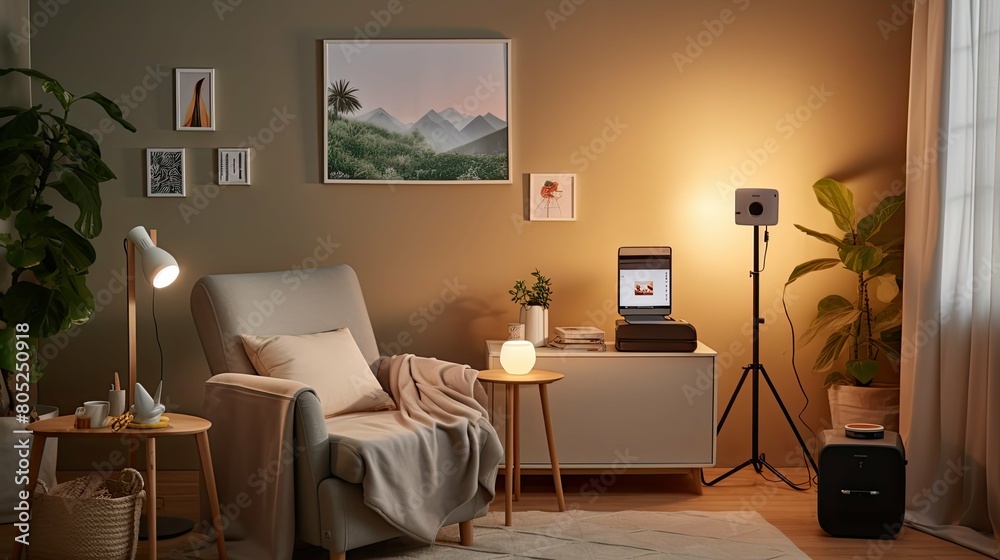 Fototapeta premium pad technology corner