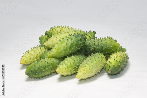 Bur Gourd, dib poj ntxoog, Pahadi Karela. grows in hill area. Chakma Traditional Foods. wild cucumbers.