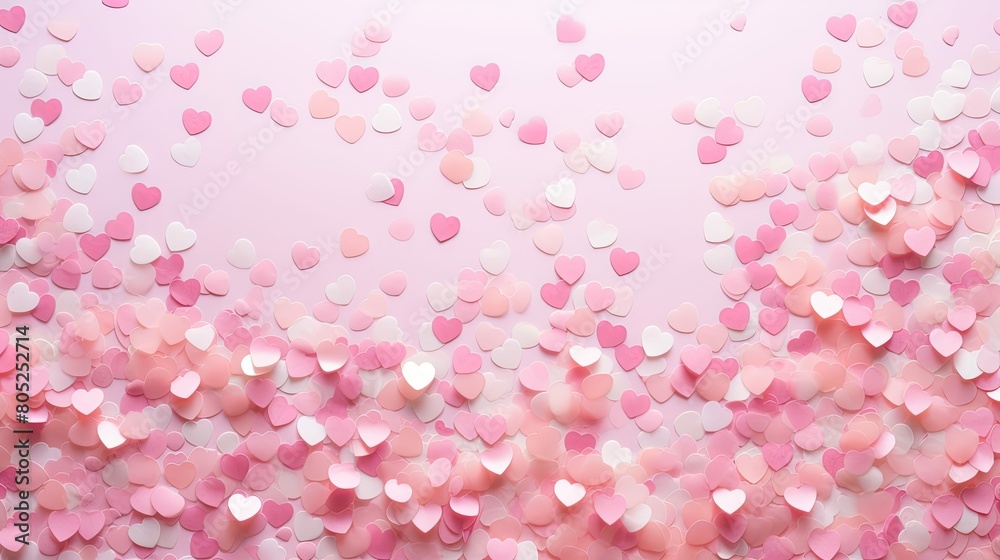 passion heart background pink