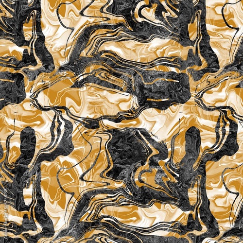 Seamless Marble Pattern Digital Paper Texture Vector Illustration