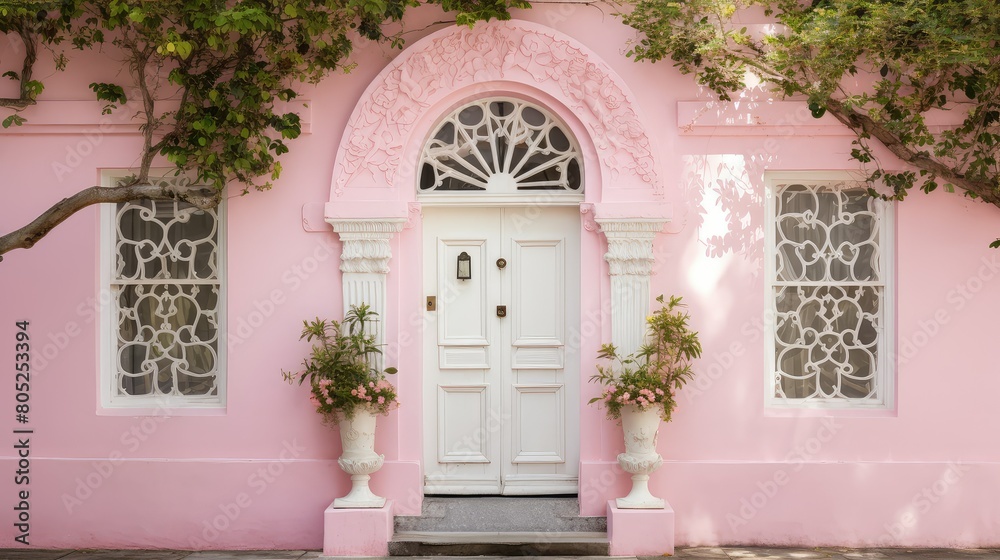 Fototapeta premium delicate light pink paint