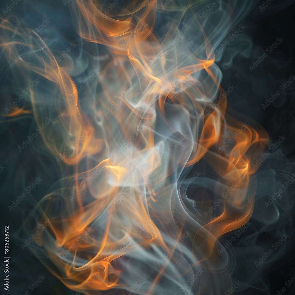 Smoky abstract with flickers of orange. ar 16:9 - Image #3 @Techwizard Smoky abstract with flickers of orange. ar 16:9 - Image #3 @Techwizard