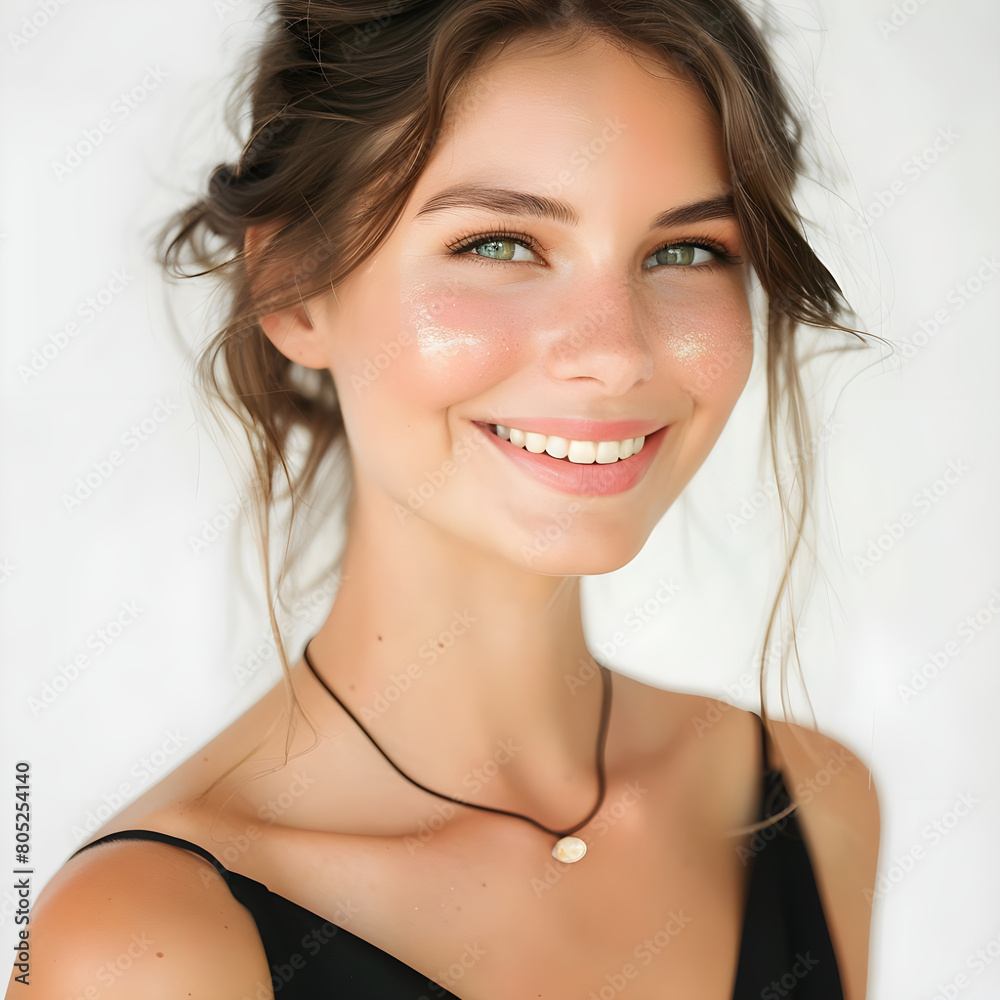 Beautiful young woman with clean fresh skin, Model with healthy and shiny skin, close up portrait, beauty and spa. Beautiful young woman with clean fresh skin, Model with healthy and shiny skin, close up portrait, beauty and spa.