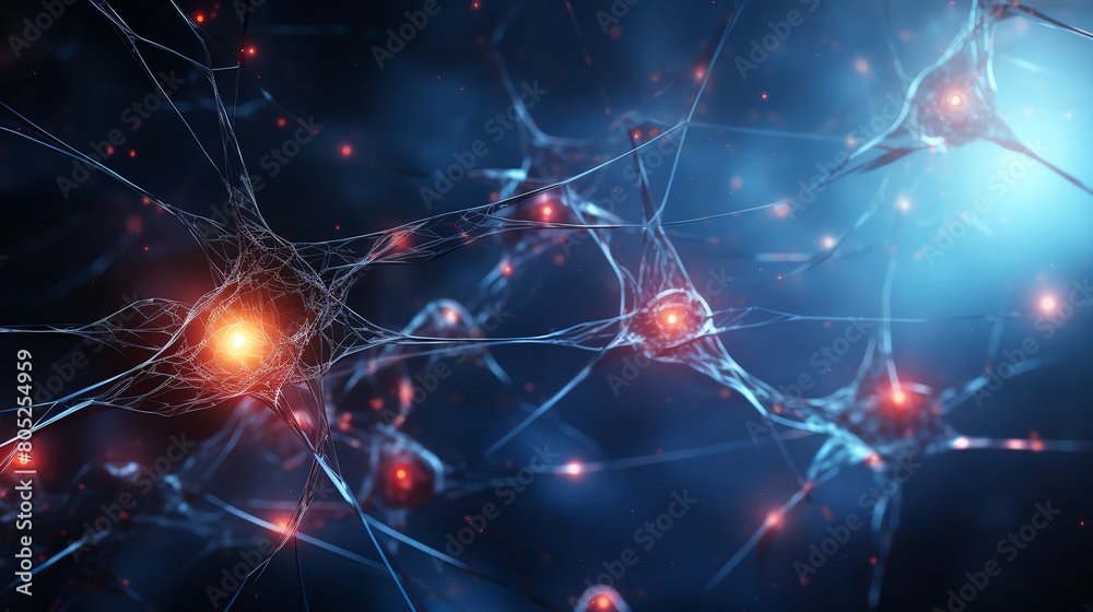 Network of neurons adjusting in a dynamic 3D space Network of neurons adjusting in a dynamic 3D space