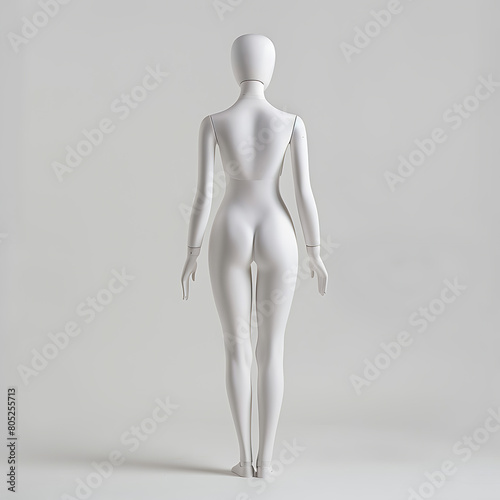 Dummy mannequin isolated on white