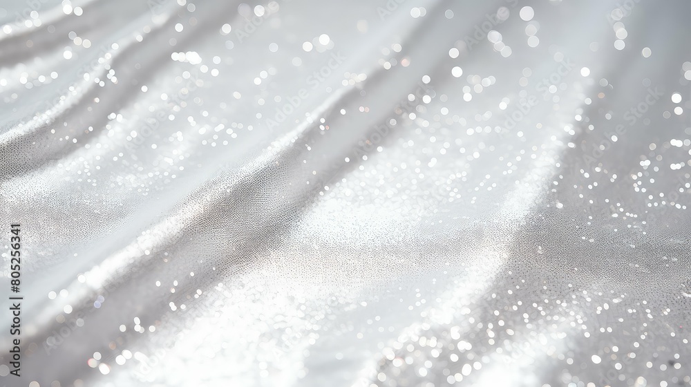 Obraz premium metallic silver glitter effect