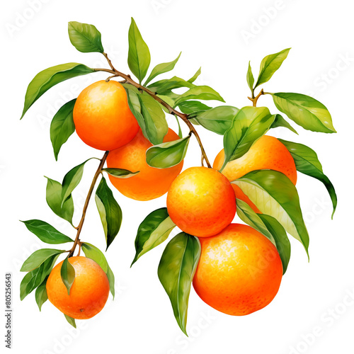 Oranges Watercolor