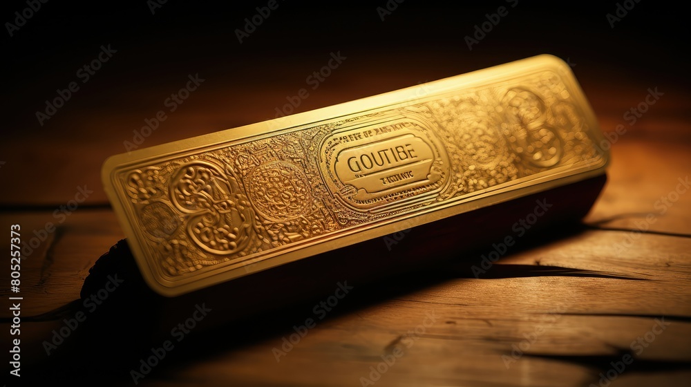 Fototapeta premium exclusive golden ticket