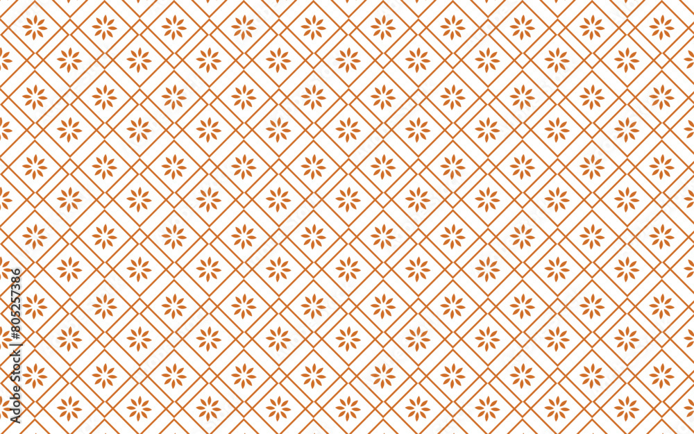 Golden vector geometric seamless pattern. Stylish texture with floral silhouettes diamond shape, grid. Elegant gold and white minimal background. Golden vector geometric seamless pattern. Stylish texture with floral silhouettes diamond shape, grid. Elegant gold and white minimal background.