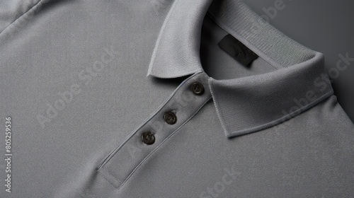 texture grey polo photo