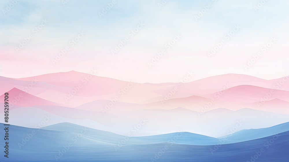 scene blue pink abstract