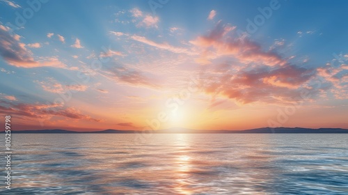 calm transparent sun rays