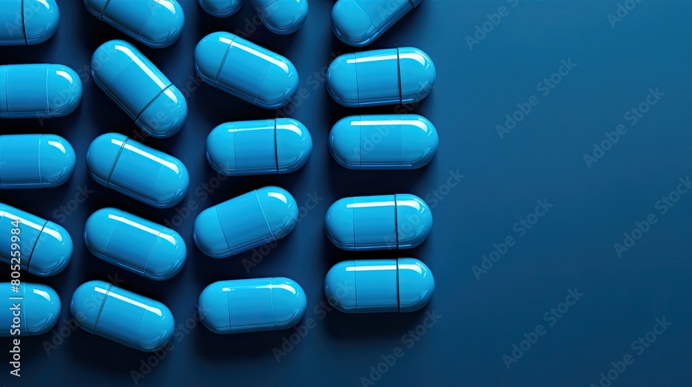 medication blue pill round The second photo is medication blue pill round The second photo is