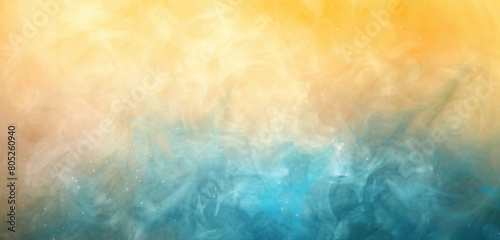 soft pastel gradient of profound golden and azure, ideal for an elegant abstract background photo