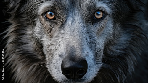 eyes grey dog