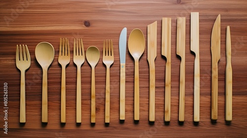 kitchen bamboo cutlery