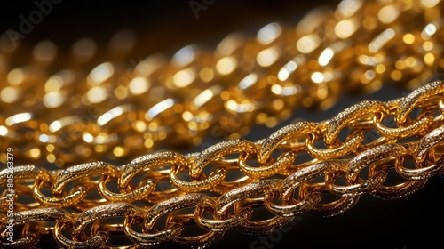 intricate golden chain