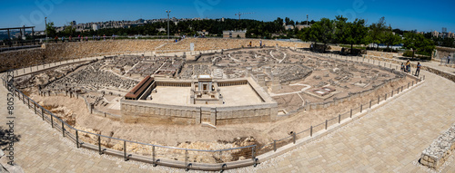 Model of the Solomon's temple in Jerusalem's Israel Museum © David