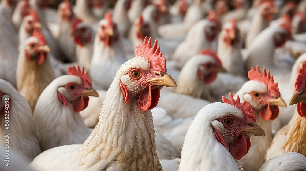 Fototapeta premium production industry chicken farm