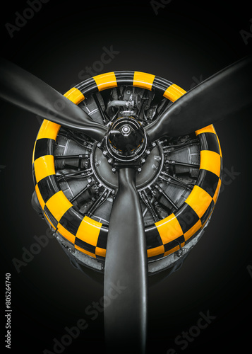 radial engine of an histori...
