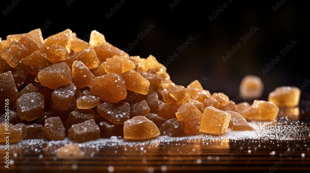 baking brown sugar background