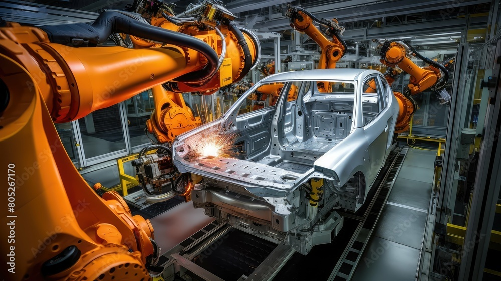 assembly robot car production
