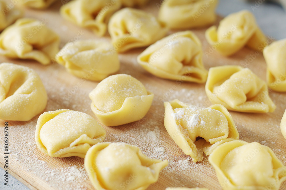 Tortellini - dumplings typical dish from Italian cuisine	
