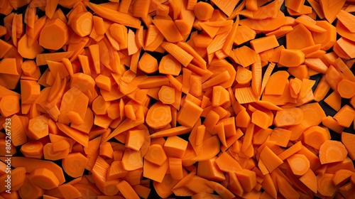 slices cut carrot background