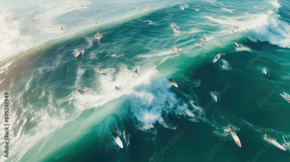 Obraz premium drone nature and technology