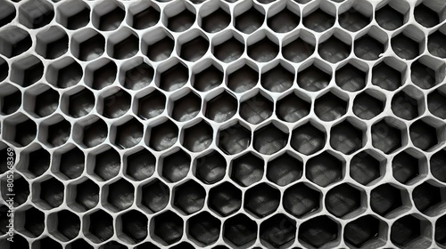 tones hexagon gray