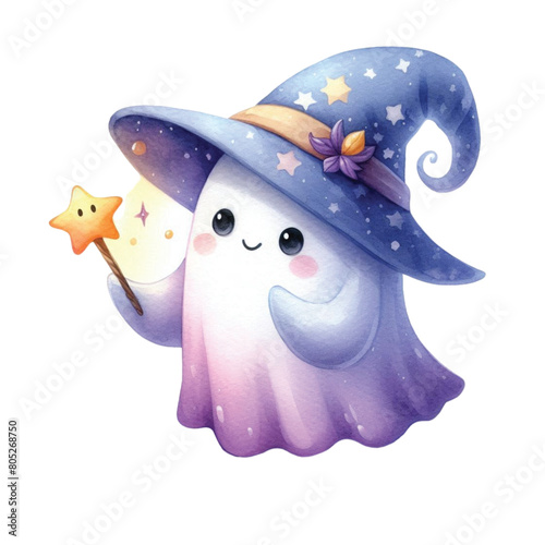 Magic Cute Ghost PNG