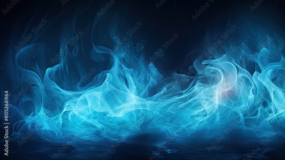 room blue flame background