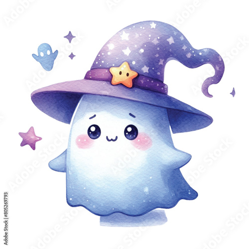 Magic Cute Ghost PNG